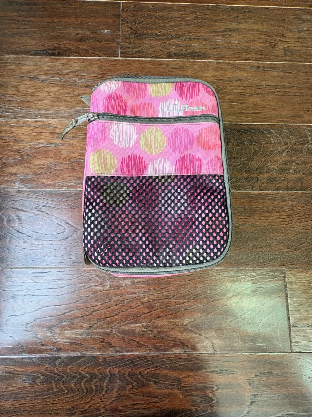 L.L. Bean Pink Dot Kids Lunchbox